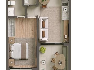 planta 47m2 