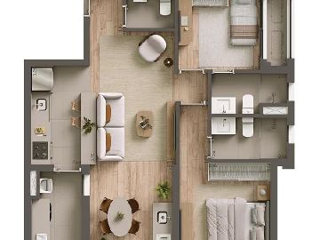 75m2�-sala extendida