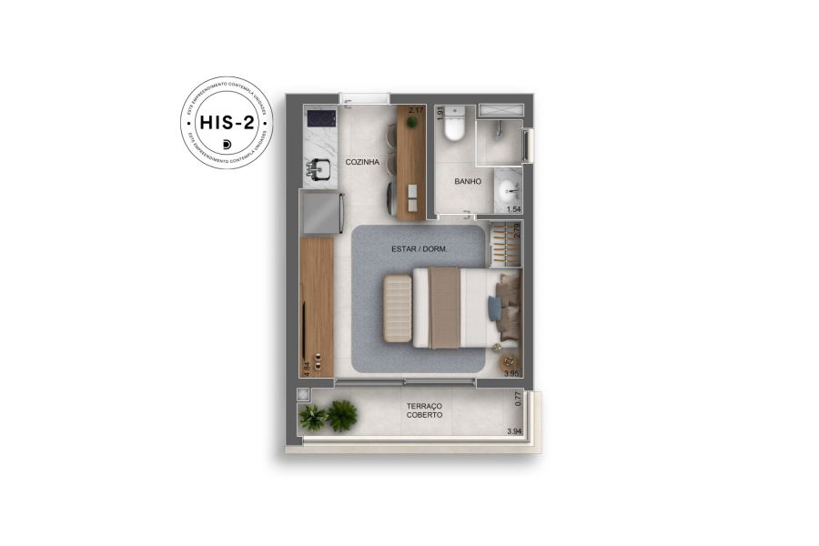 Apartamento - Lan�amentos - Vila Carr�o - S�o Paulo - SP